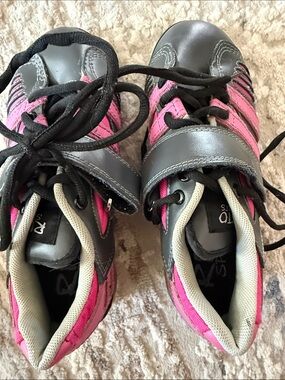 Pink and Gray Athletic Sneakers